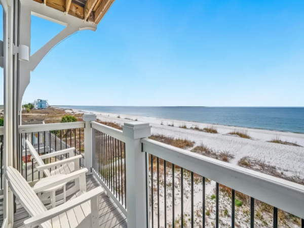 Luxurious Port St. Joe Beach Rental Six Bedroom Home with Pool & Beach Access